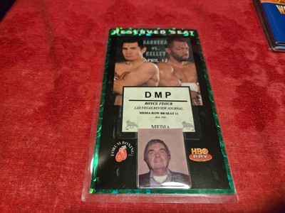 BOXING MEDIA PRESS PASS FOR BARRERA VS KELLEY APR 12 2003 MGM GRAND