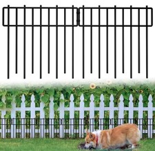Heavy-Duty Animal Barrier Fence  10 Pack No-Dig Garden Panels