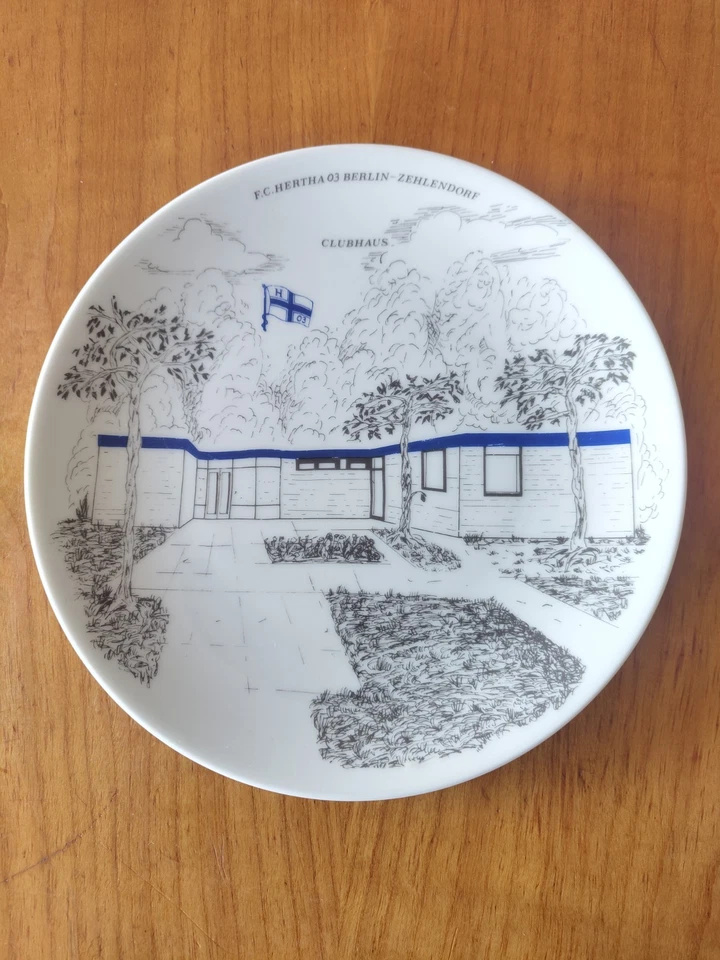 Sammelteller Hertha 03 Berlin Zehlendorf Fußball Vintage Souvenir Teller Deko - Bild 2 von 4