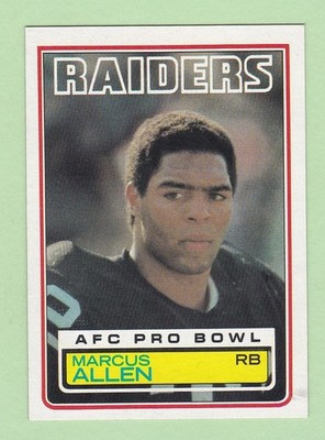 1983 TOPPS #294 MARCUS ALLEN RC ROOKIE CARD NM NEAR-MINT to MINT NICE !!!      B
