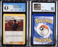 Miscut - Giovanni’s Exile 57/68 Hidden Fates - CGC 8.5 Error - Pokemon TCG