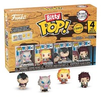 Funko FK86951 - Demon Slayer: Kimetsu No Yaiba Bitty Pop! Vinyl Figuren 4Er-Pack