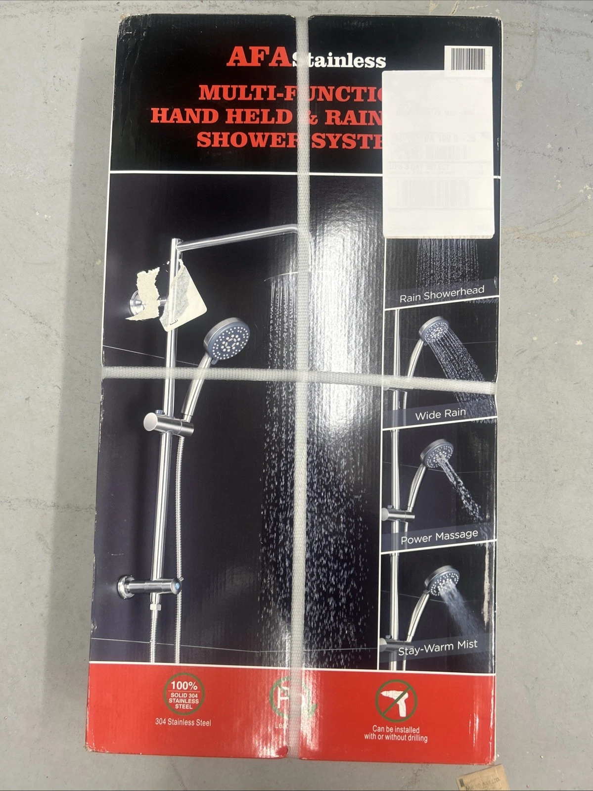 AFA AFLZ01A 8 inch Rain Shower Head and Hand Shower