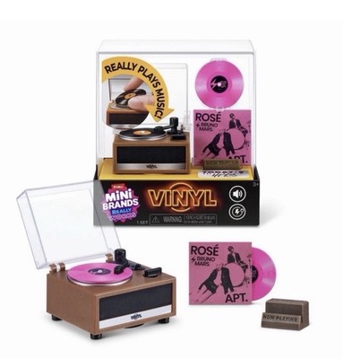 Zuru Mini Brands Vinyl Toy Record Player Really Works Sealed  