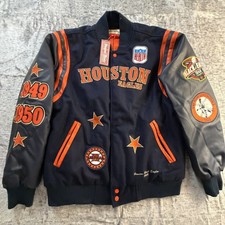 Headgear Classics Houston Eagles Negro League Baseball Varsity Jacket Size L