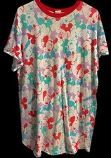 Vintage Mickey Unlimited All Over Print Multicolor Tshirt OSFA Fits Like A Large