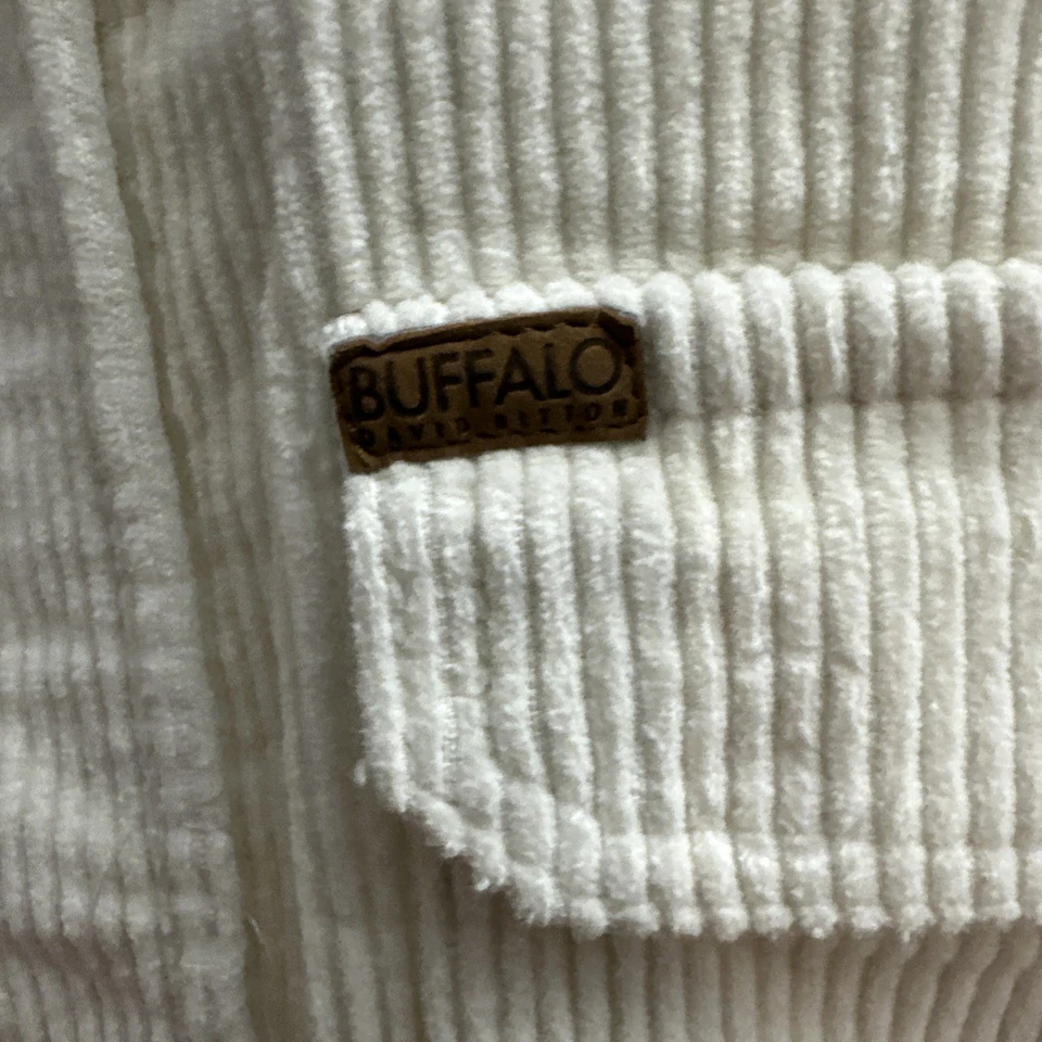 Buffalo David Bitton Pana Peso Pesado Color Crema Abotonable L Foto 4 de 4