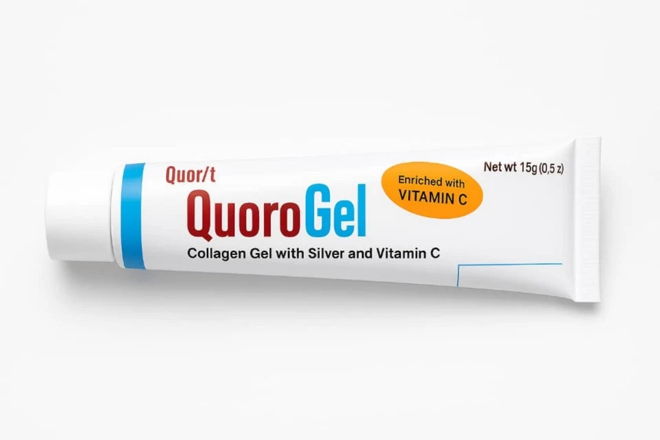 QuoroGel Collagen Gel with Vitamin C – Skin Repair & Wound Care (15g) - Image 3 of 4