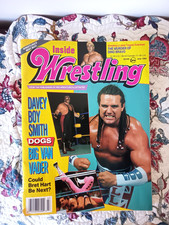 JULY 1993 INSIDE WRESTLING magazine DAVEY BOY SMITH - BIG VAN VADER