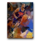 Kenny Anderson Art Card Limited 5/50 Edward Vela Signed (New Jersey Nets)