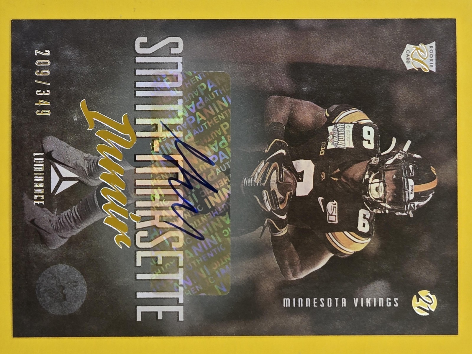 Ihmir Smith-Marsette Panini Luminance Autographs #141 Base
