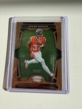 RJ HARVEY /17 RC 2025 Panini Certified Football Broncos Bronze SSP FOTL