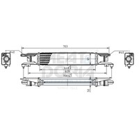 Meat & Doria LadeluftküHler KüHler Ladeluft LLK FüR Opel Corsa D 1.3 Cdti S07