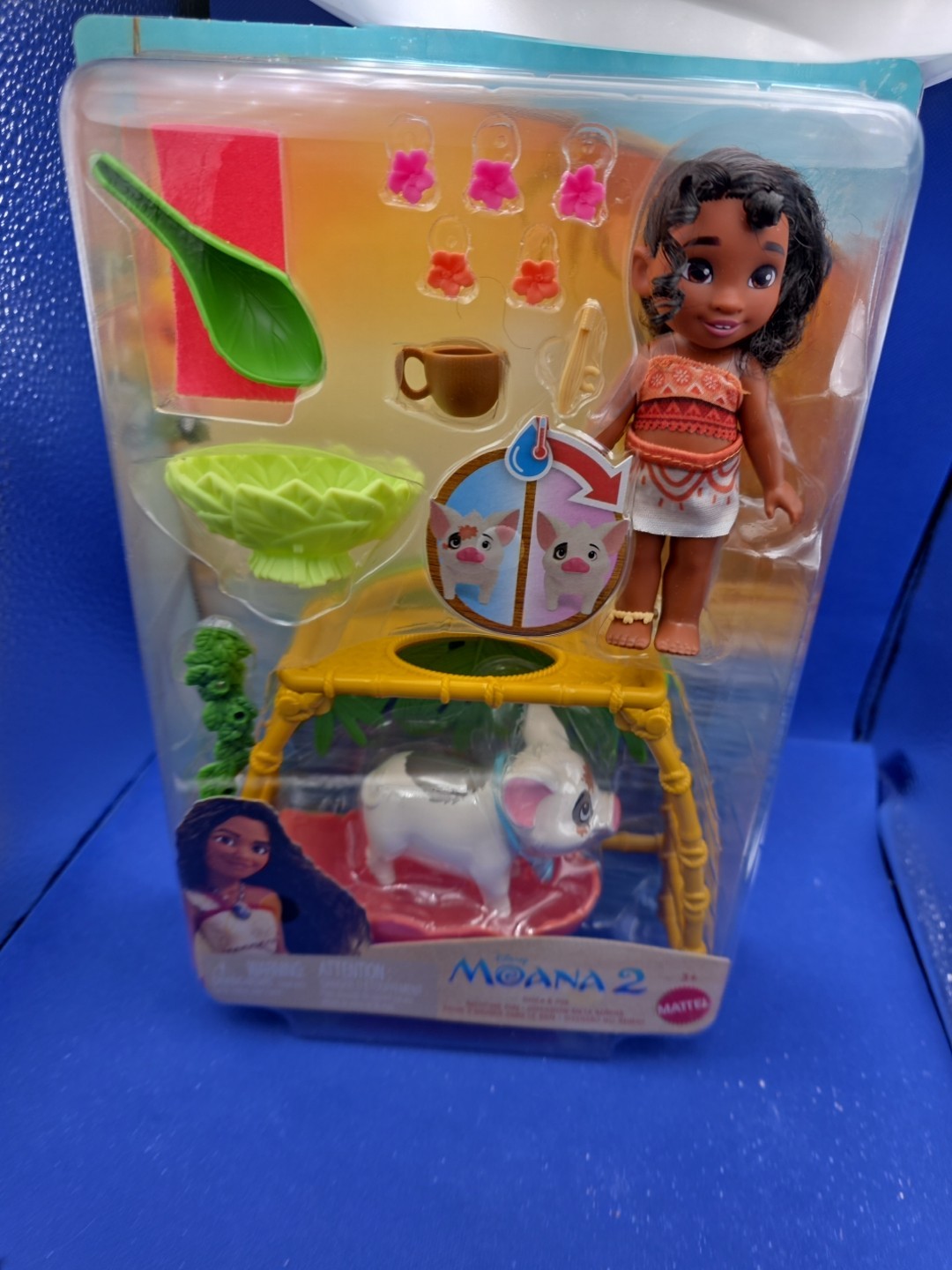 Disney Moana 2 Simea & Pua Bathtime Fun Playset Fashion Doll & 10+ Accessories