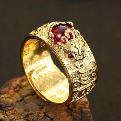 Gold Granat Ring Legierung Ring Advanced Materials Grand Appearance Service Life