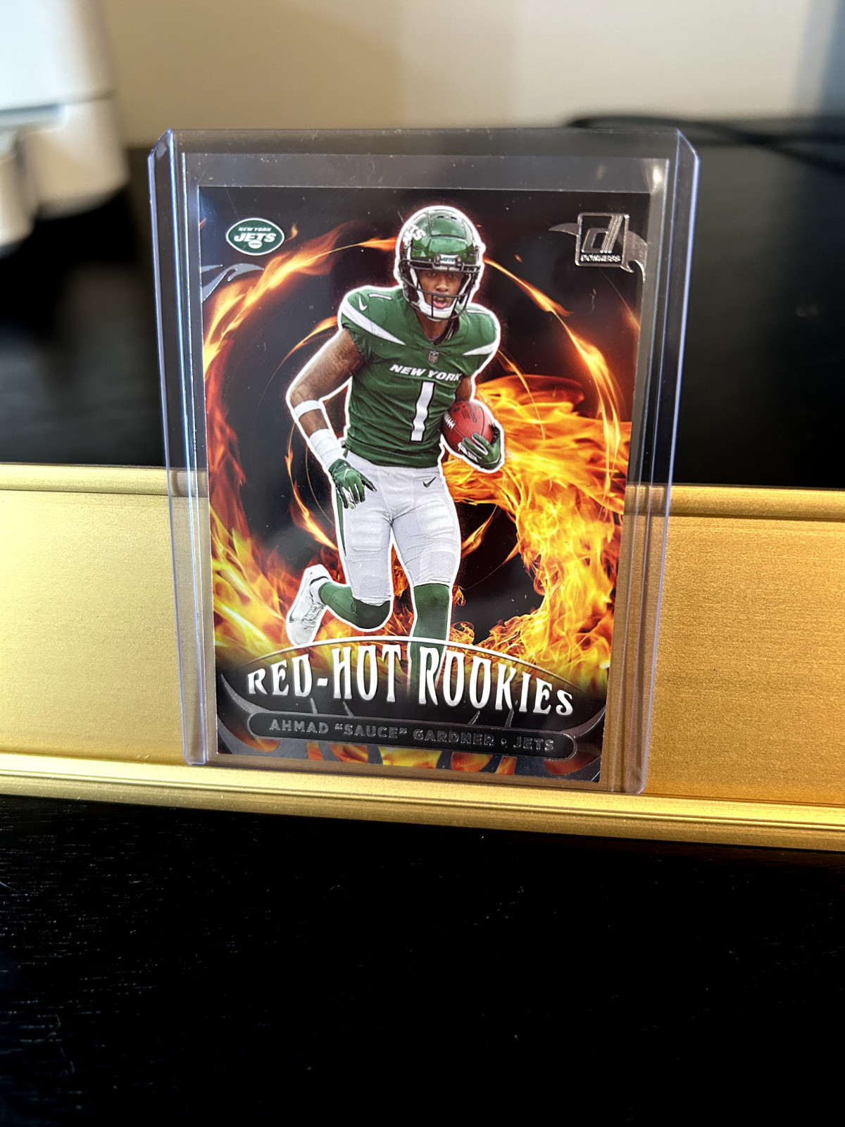 2022 Ahmad "Sauce" Gardner Donruss Red-Hot Rookies #RHR-9 New York Jets