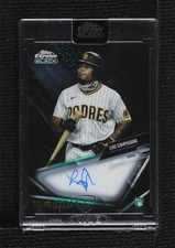 2021 Topps Chrome Black Green Refractor 22/99 Luis Campusano #CBA-LCA Auto 07gz