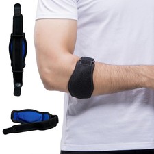 Tennis Elbow Support Strap - Arm Compression for Arthritis & Golf Pain Relief UK