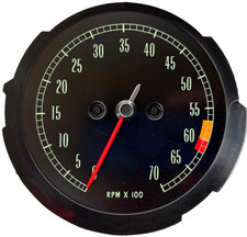 1965-1967 Corvette Tachometer Tach MECHANICAL 6000 RPM Redline RPO L79 L68 NEW