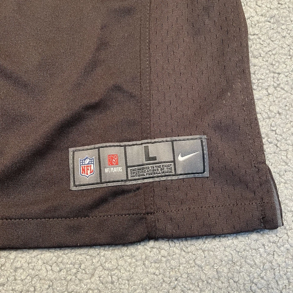 Cleveland Browns Johnny Manziel #2 Nike On Field Youth 尺寸 L 14/16 全新带标签 — 第 3/4 张图片