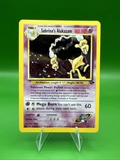 Pokémon Alakazam Sabrina's 16/132 Holo Rare Gym Challenge TCG Card NM WOTC 2000