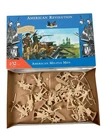 American Revolution Militia Men Accurate Figures Plastic Action Figures No 3201
