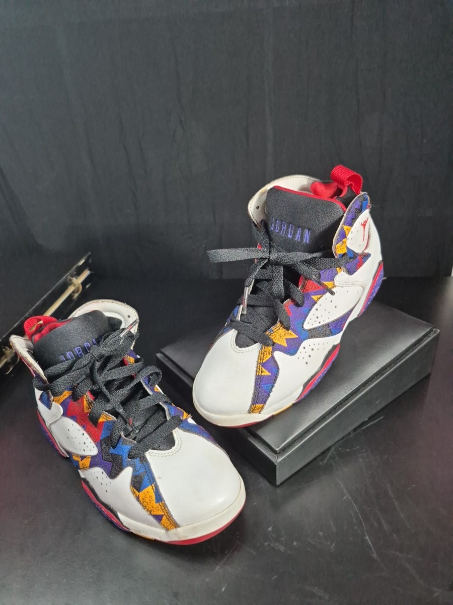 Nike Air Jordan 7 VII Retro Ugly Sweater Multicolor size 2.5