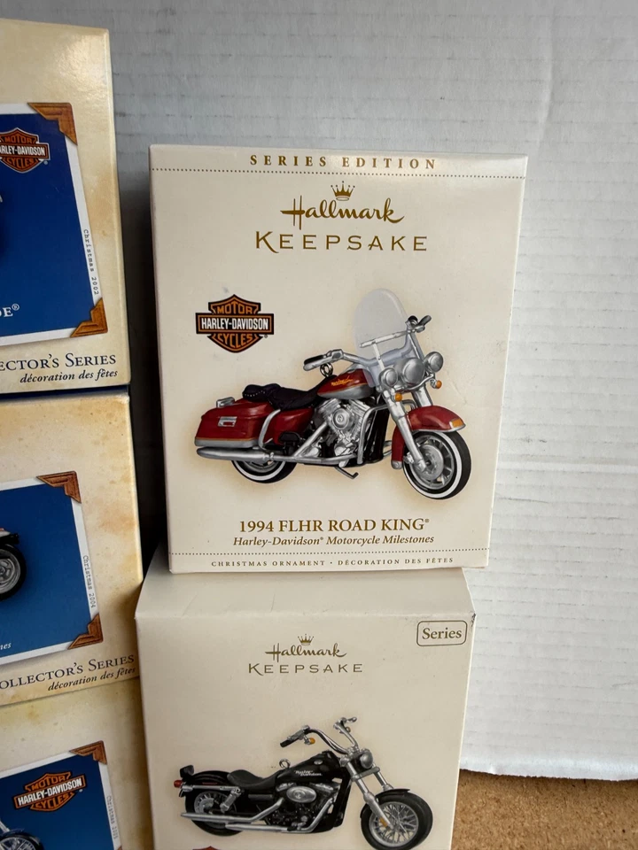Lot of 5 HALLMARK KEEPSAKE Harley Davidson Ornament Collection - Image 2 of 4