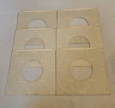 45 RPM 7" RECORD SLEEVES CO. SLEEVE 6 PACK SEE PHOTOS Capitol Records SLV330