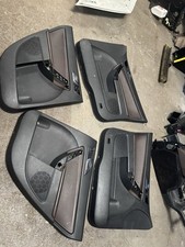 Skoda Yeti Front Rear Left Right Door Card Brown Leather L+k Laurin Klement Arm