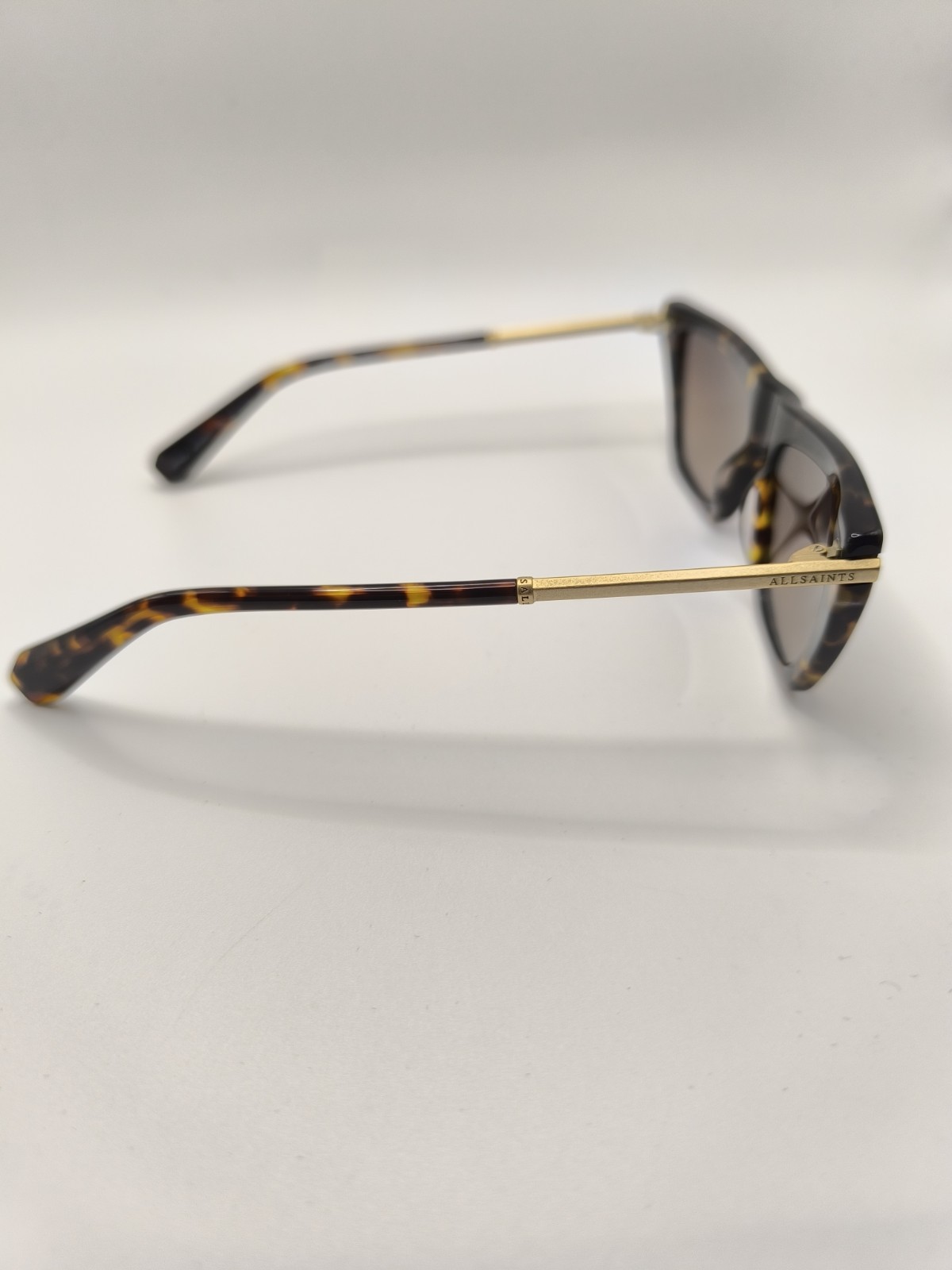 AllSaints Brand New RRP £145 Mink Dark Tortoise Shell Sunglasses image 9