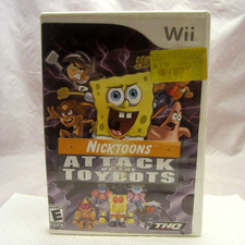 Nicktoons Attack of the Toybots Nintendo Wii 2007 THQ Tested no manual