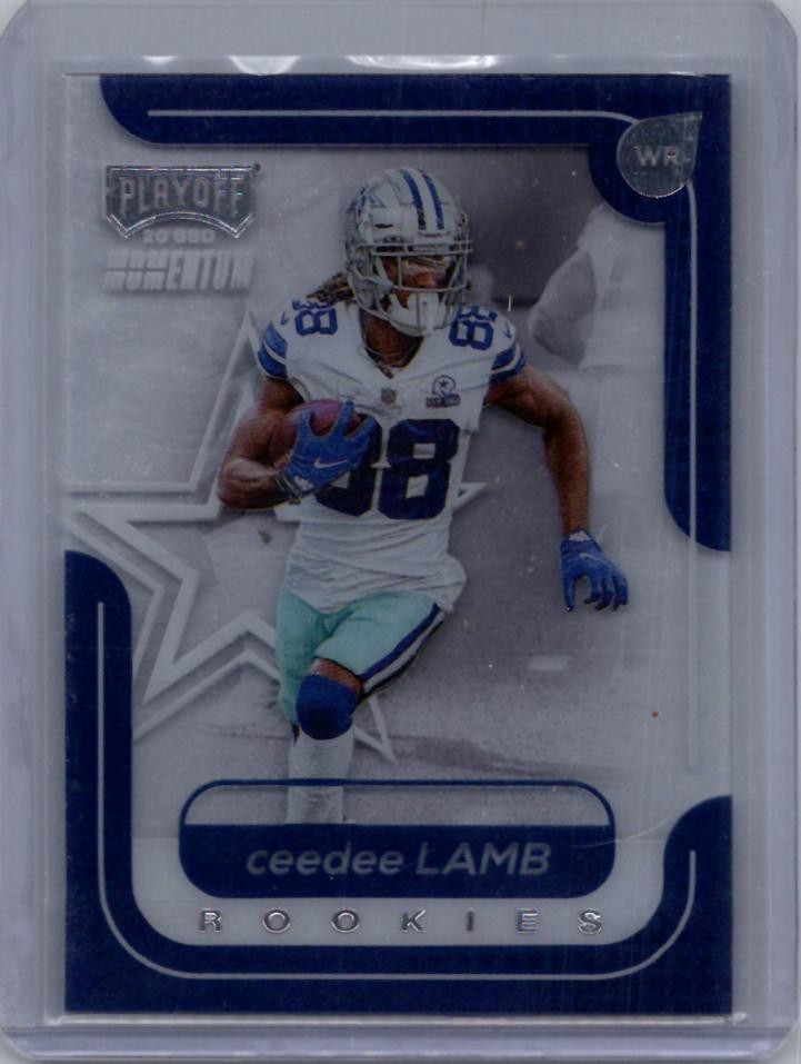 2020 Panini Chronicles #M-12 CeeDee Lamb Playoff Momentum SSD Rookies