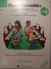 New Hal Leonard Library Piano Ensembles Book 4 Music Book HL00296067