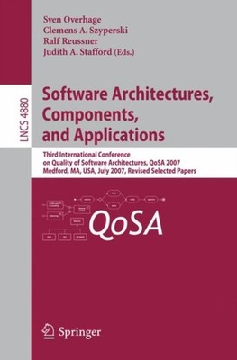 Overhage - Software Architectures Components and Applications   Thir - X555z