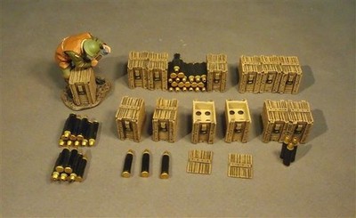 GWB-48 - Artillery Crew and Accessories -16 pcs - First World War - John Jenkins