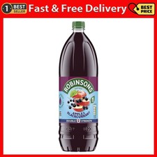 Robinsons Double Strength Apple & Blackcurrant No Added Sugar Squash 1.75L