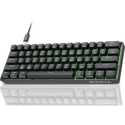 Gaming Tastatur 60 Mini Mechanisch RGB Anti-Ghosting USB-C PC Windows Gaming