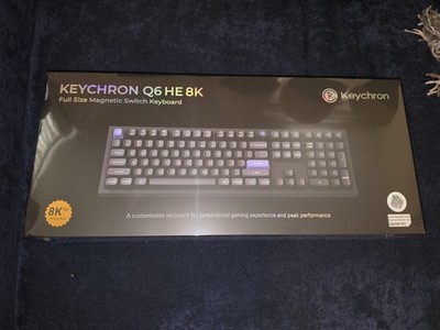Keychron Q6 HE 8K W/Linear Magnetic Switch - BRAND NEW - SEALED