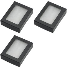 Riker Display Case 2 x 3 1/2 x 3/4 for Collectibles Jewelry Arrowheads 3 Pack