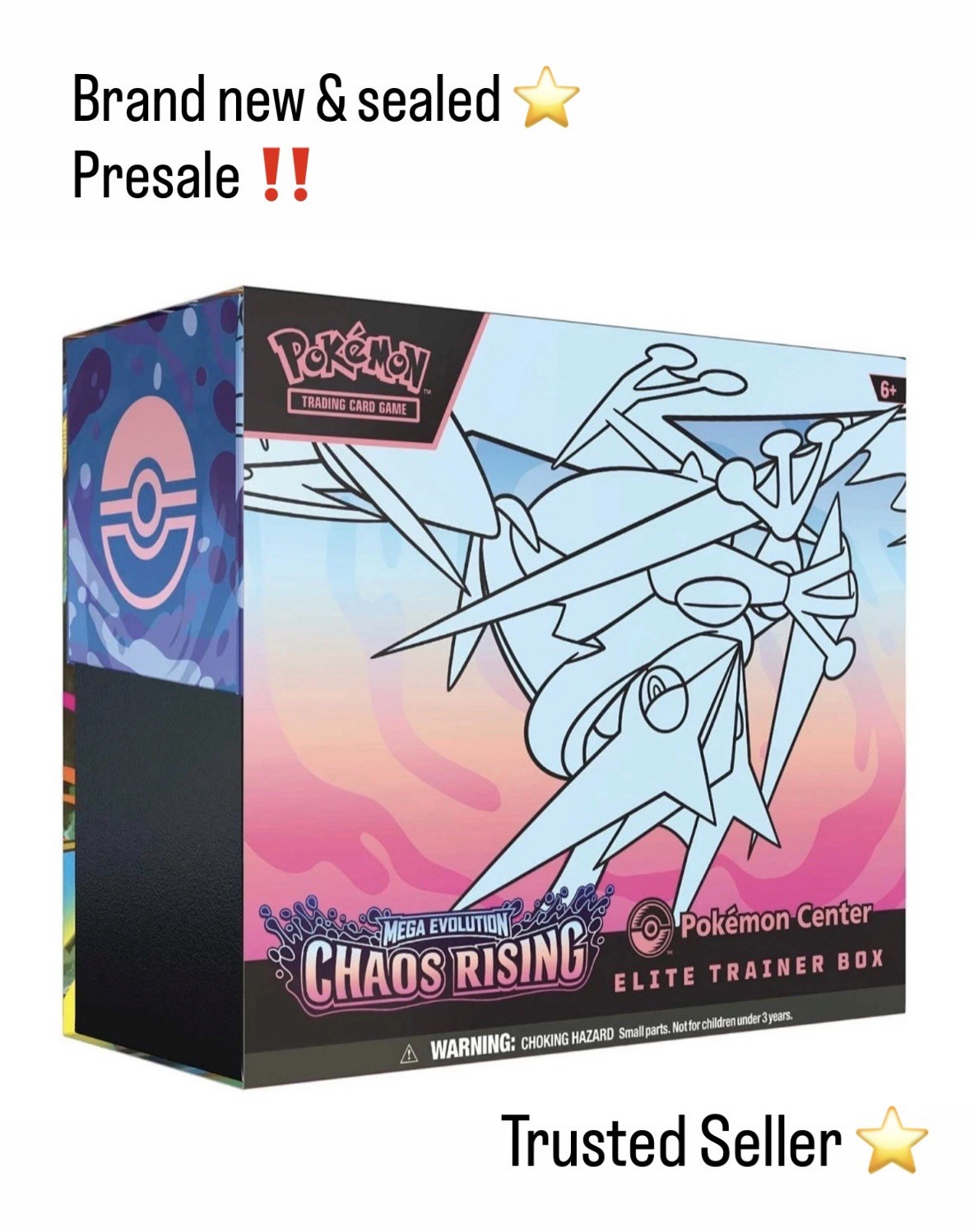 Caja Entrenador Elite Chaos Rising Exclusiva Centro Pokémon ETB - SELLADA Y EN MANO⭐