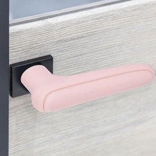 5.9 Inch Door Handle Cover Silicone Sleeve ProtectorPcs Cushion Cover 2 Pink