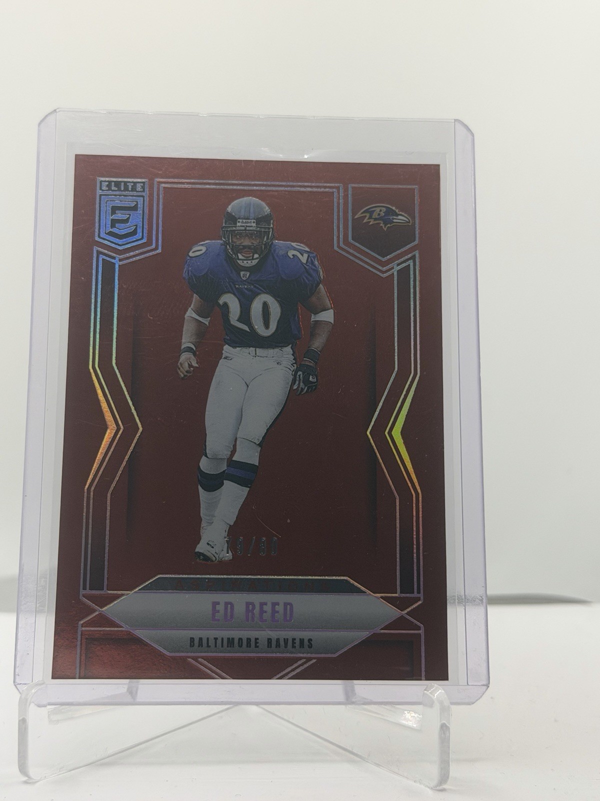 Panini 2025 Donruss Elite Football Ed Reed Ravens #72 Aspirations /80