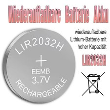 Akku LIR2032H-70mAh- Akku Li-Ion Knopfzelle Wiederaufladbar 3,7V