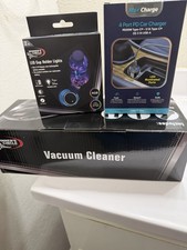 Winners Circle Car Vacuum, LED Cup Holder Lig...