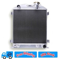 Radiator Aluminum3row For 1932 Ford Chopped Hot Rod Model 18 Bb Chevy V8 Engine