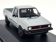 Solido 1/43 - Volkswagen Caddy Pick Up 1982 Nardo Grey Diecast Scale Model Car