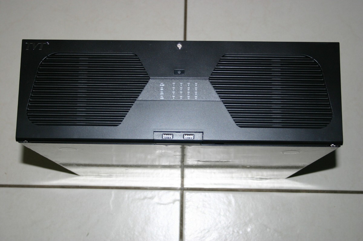TVT 64CH 8MP NVR 16SATA Bays, 4K Output, Fitted 4TB HDD, TD