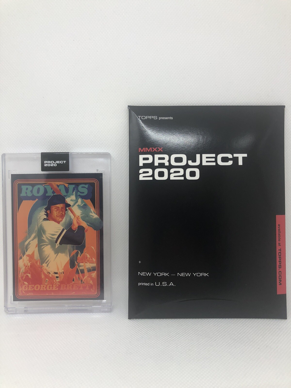 Topps PROJECT 2020 #175 - 1975 George Brett by Matt Taylor *IN HAND* PR 3278