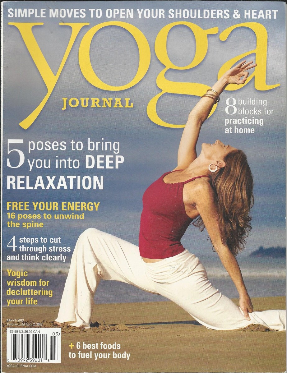 Yoga Journal Magazine Deep Relaxation Poses Energy Home Practice 